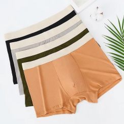 12Pcs Mens Threaded Breathable Comfort Boxer Briefs