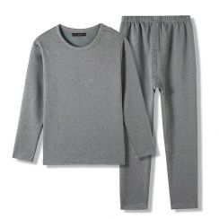 3 Sets Mens Flannel Thickened Thermal Underwear Set