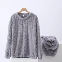 2 Sets Mens Round Neck Pajama Set