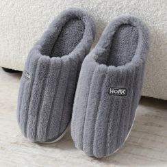 20 Pairs Soft Plush Cozy House Slippers Indoor For Men Winter